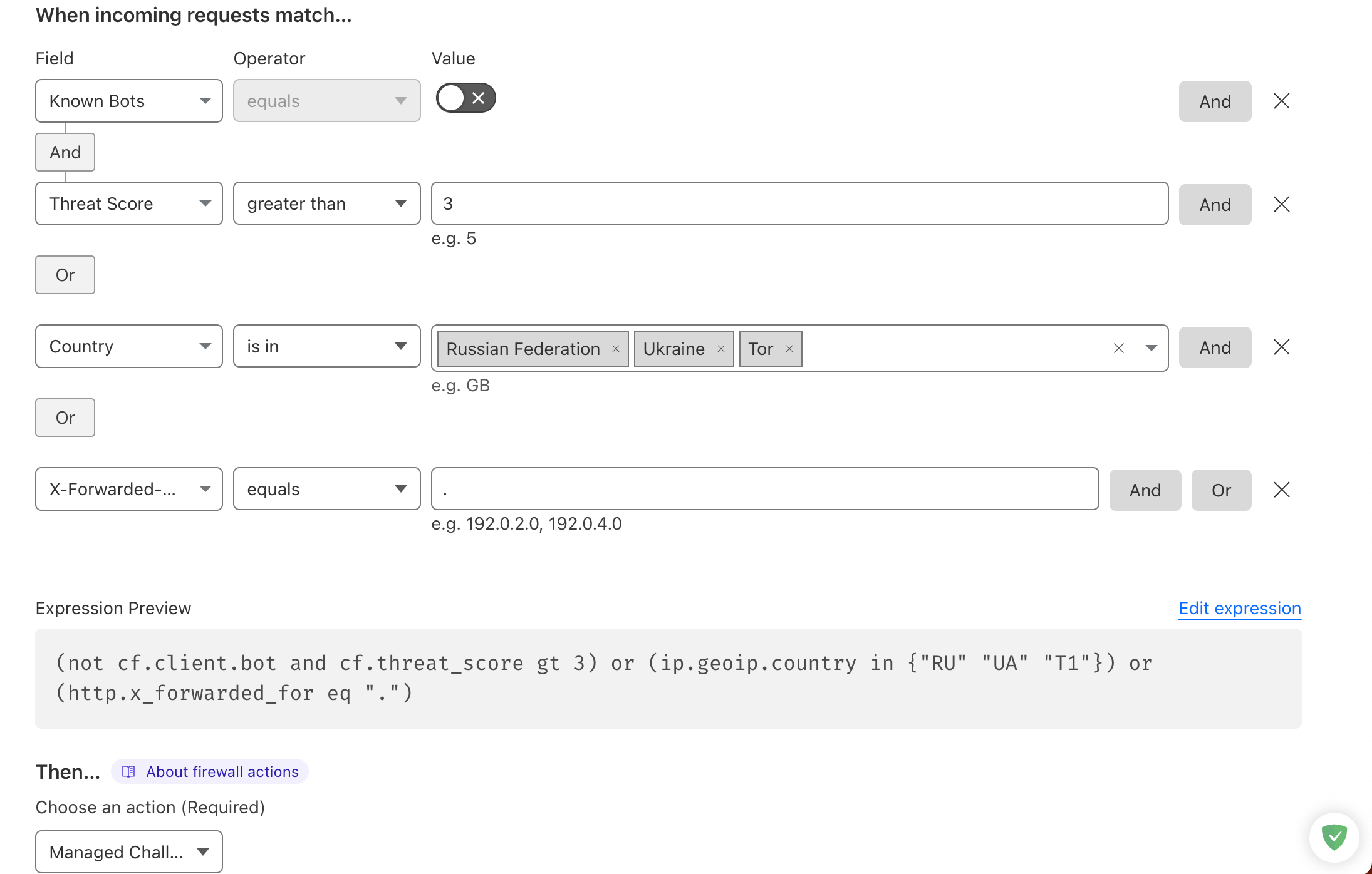 Managed Challenge Managed Challenge