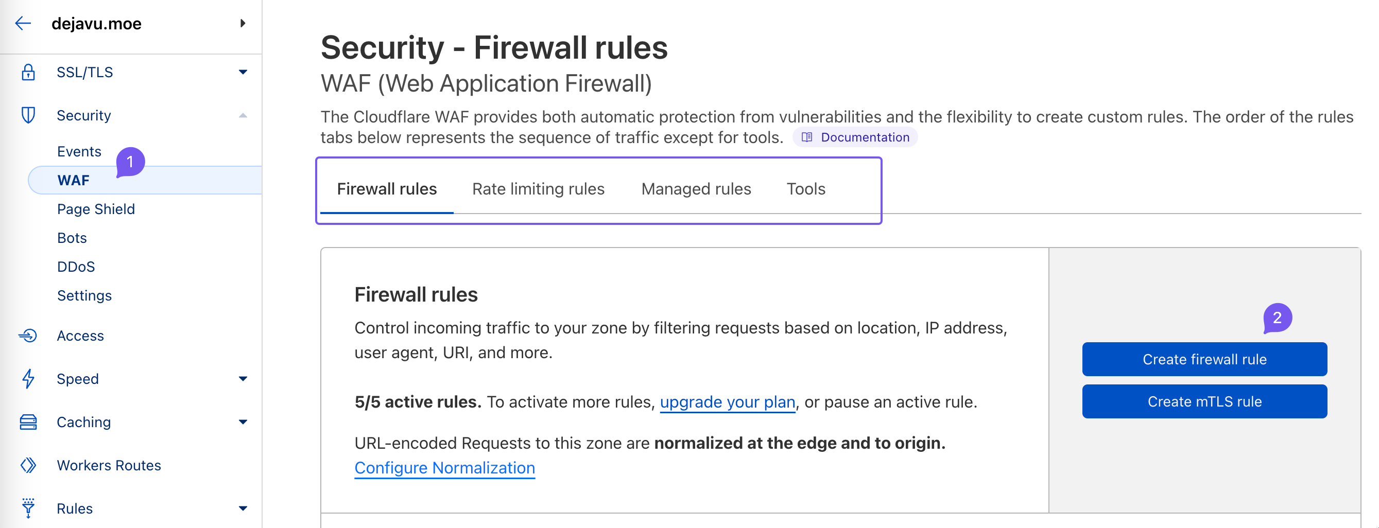 Create Rule Create Rule
